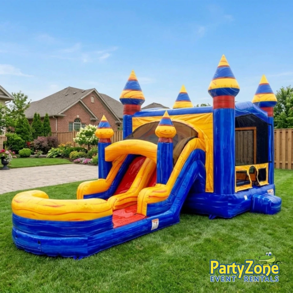 Cannon Falls dual-lane obstacle combo rental for Harahan LA parties, climb and race to the finish