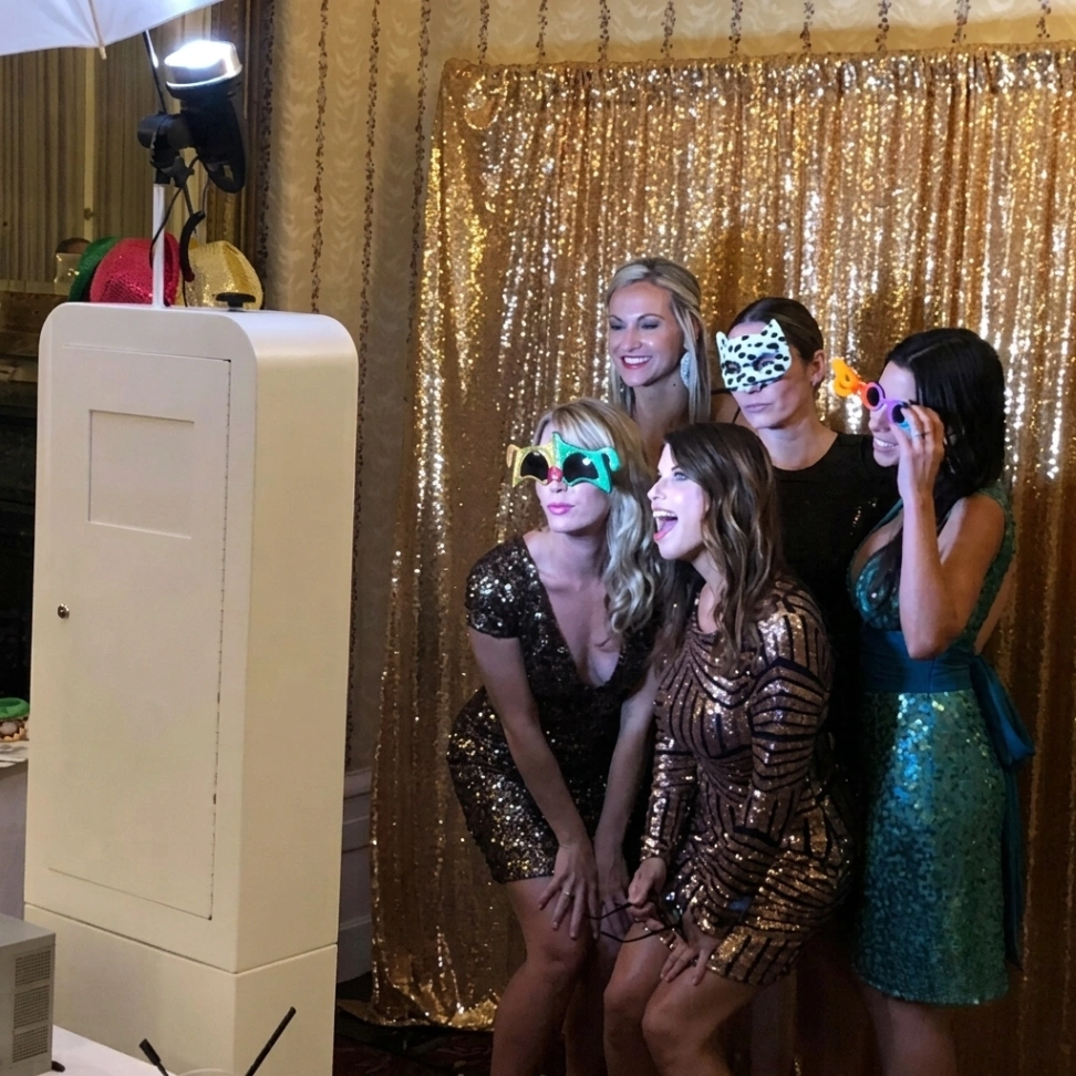 Diamond package photo booth rental for Harahan LA weddings and corporate galas, top-tier package